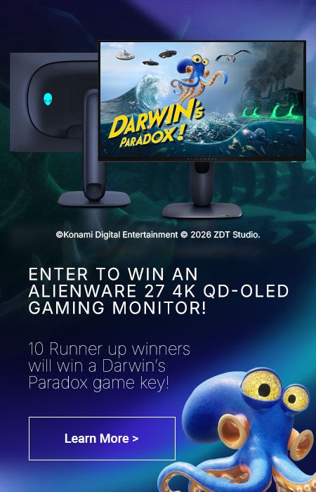 Darwin's Paradox Alienware 27 4K QD-OLED Gaming Monitor Sweepstakes