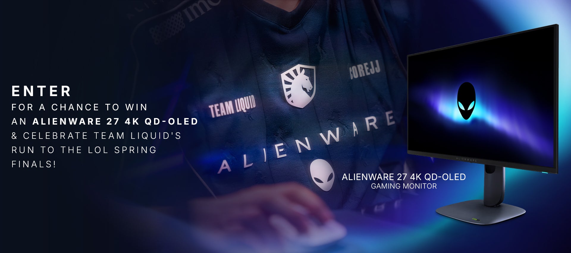 Alienware 27 4K QD-OLED Monitor Sweepstakes