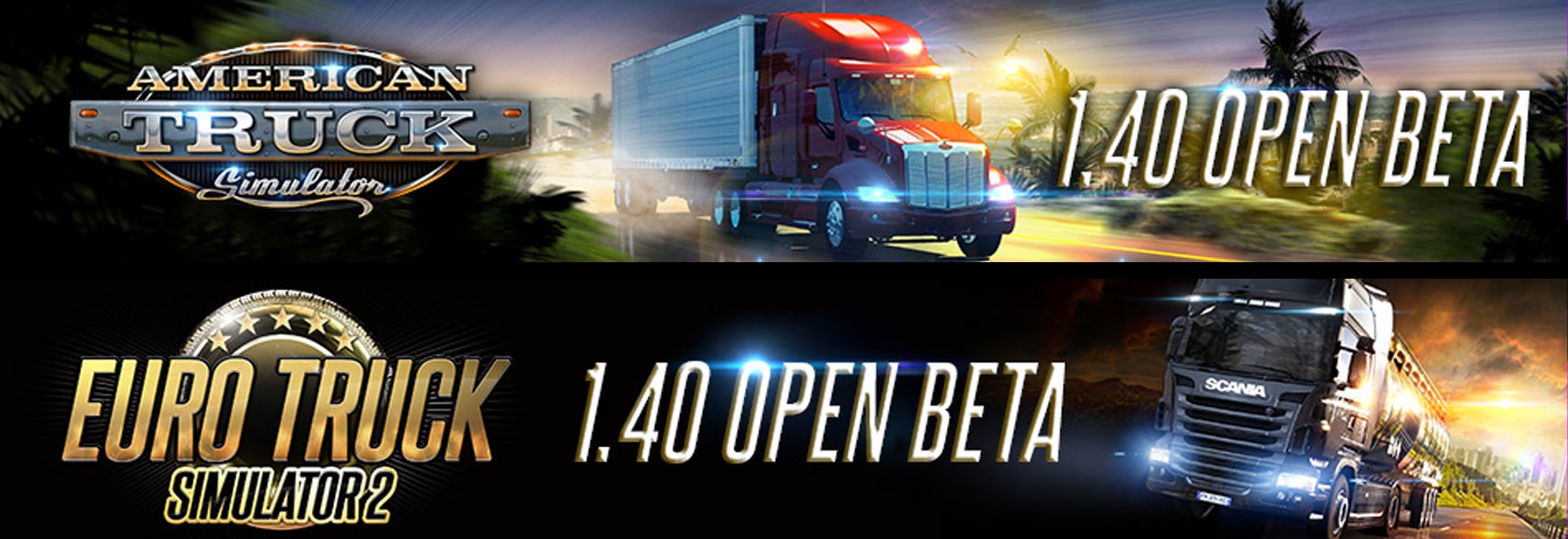 American Truck Simulator & Euro Truck Simulator 2 Open Beta 1.40