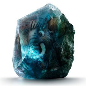 Frozen Wolly Mammoth