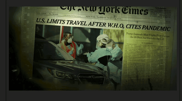 Fallout 3 menu style but with 2020 Newspapers by @ DerexXD