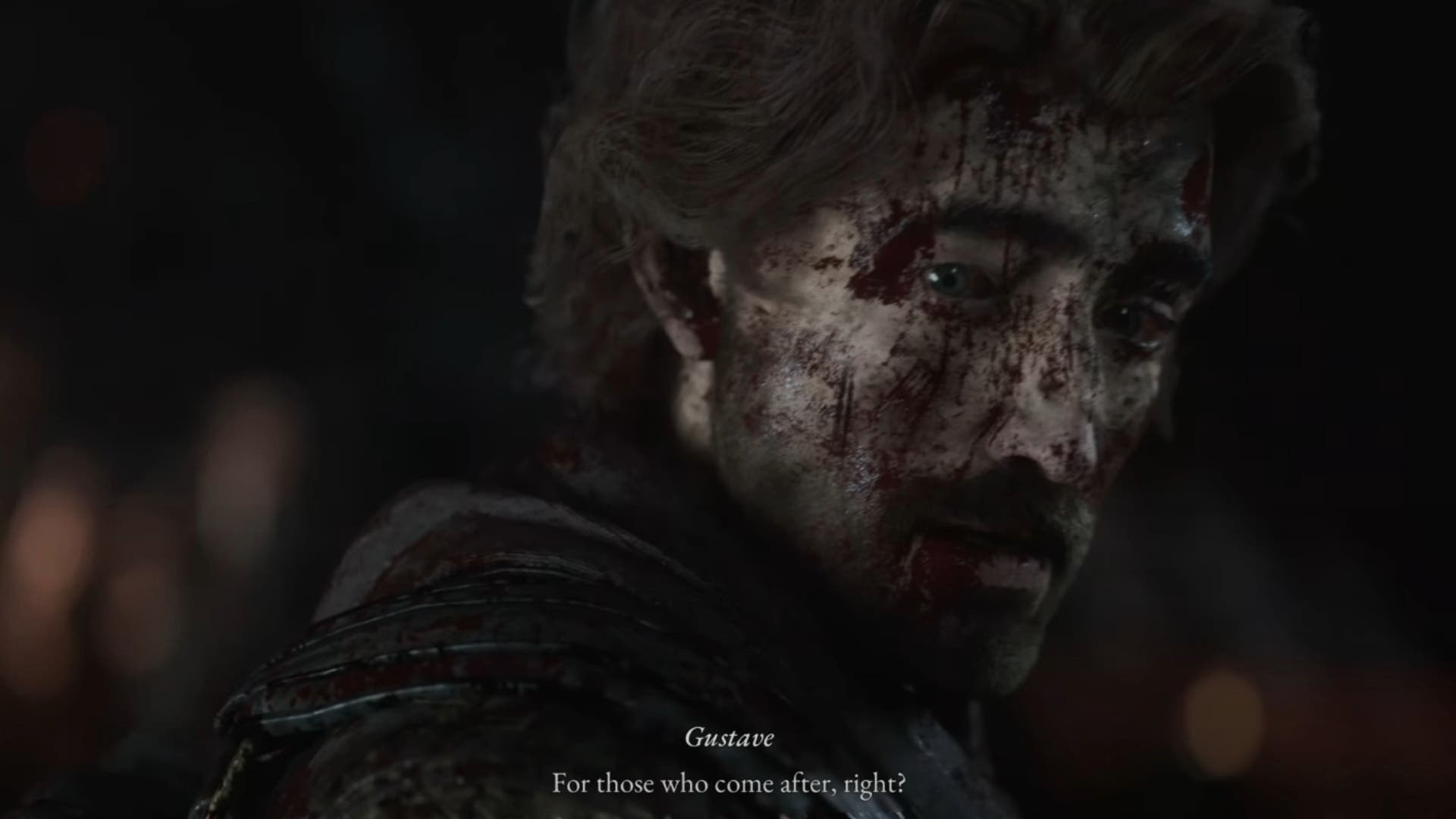 Gustave from the game Expedition 33 saying "For those who come a