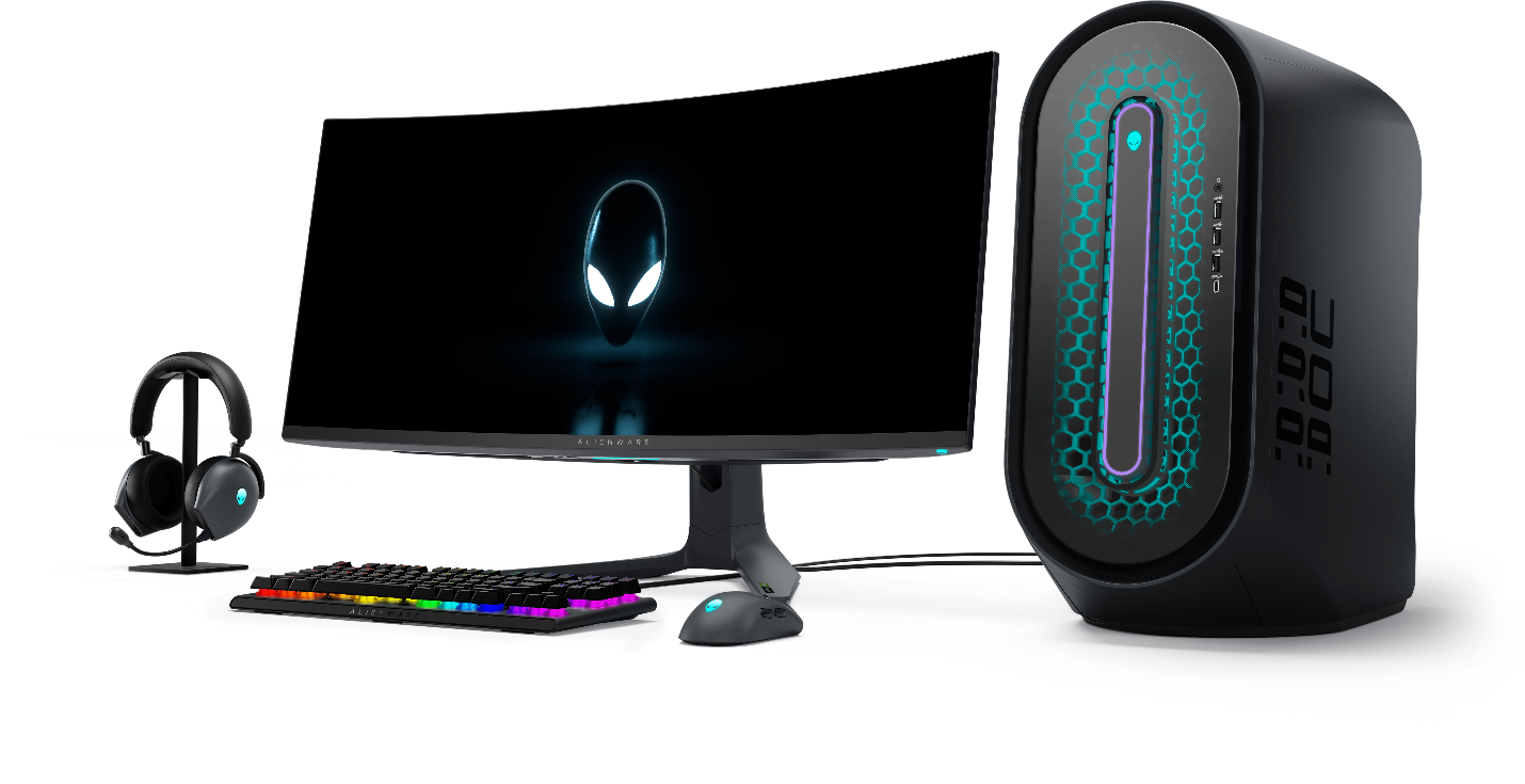 Alienware Upgrades Flagship Desktop, Reveals Tenkeyless Keyboard and New QD- OLED Display