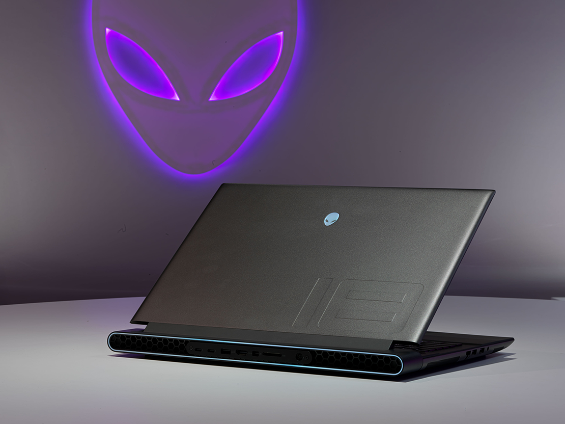 Alienware Laptop Purple