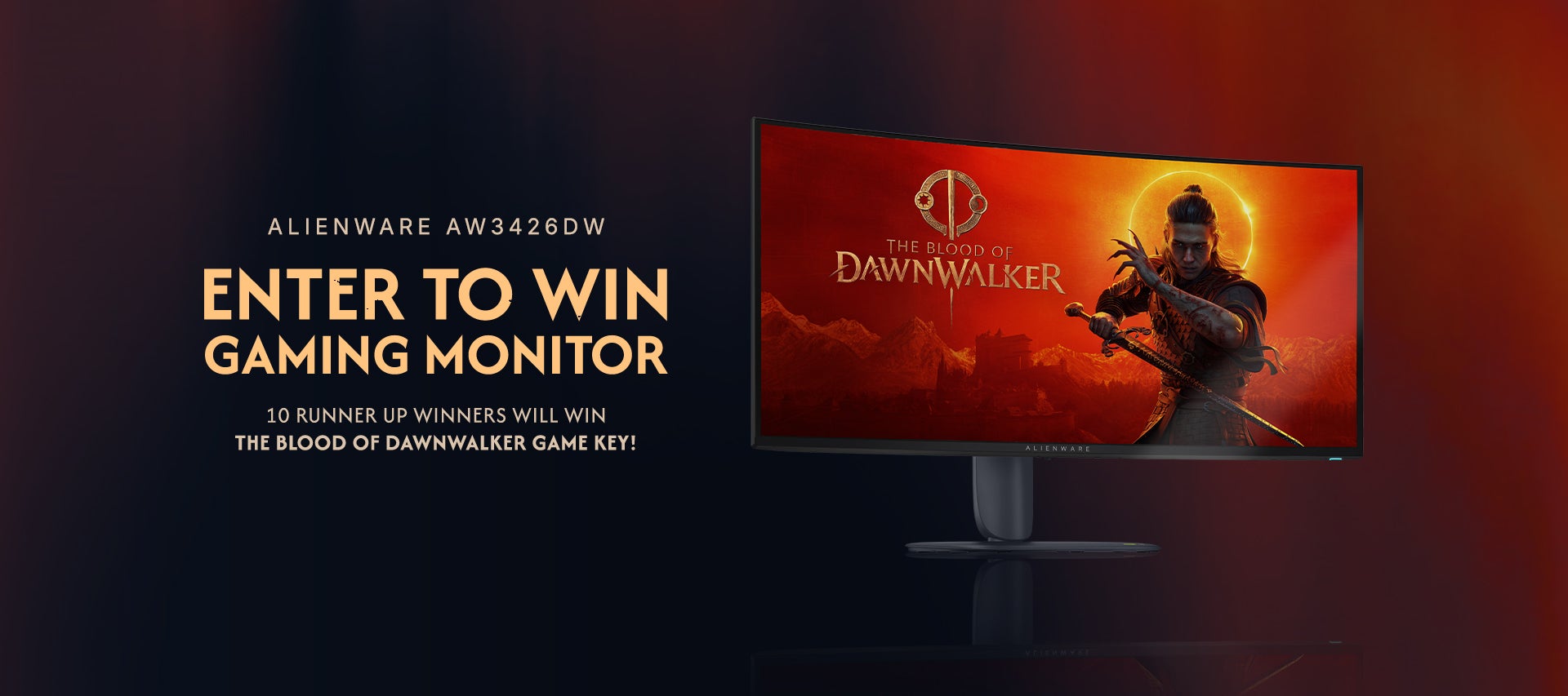 The Blood of Dawnwalker Alienware AW3426DW Monitor Sweepstakes