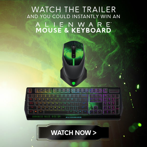 Watch the trailer for a chance to win a skinned Alienware mouse and keyboard