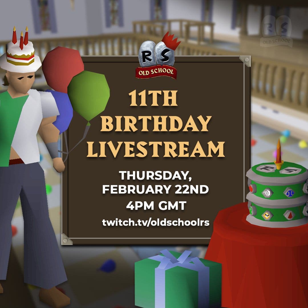 Old School RuneScape's 11th Birthday Party!