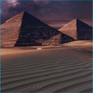 Egypt Night Background