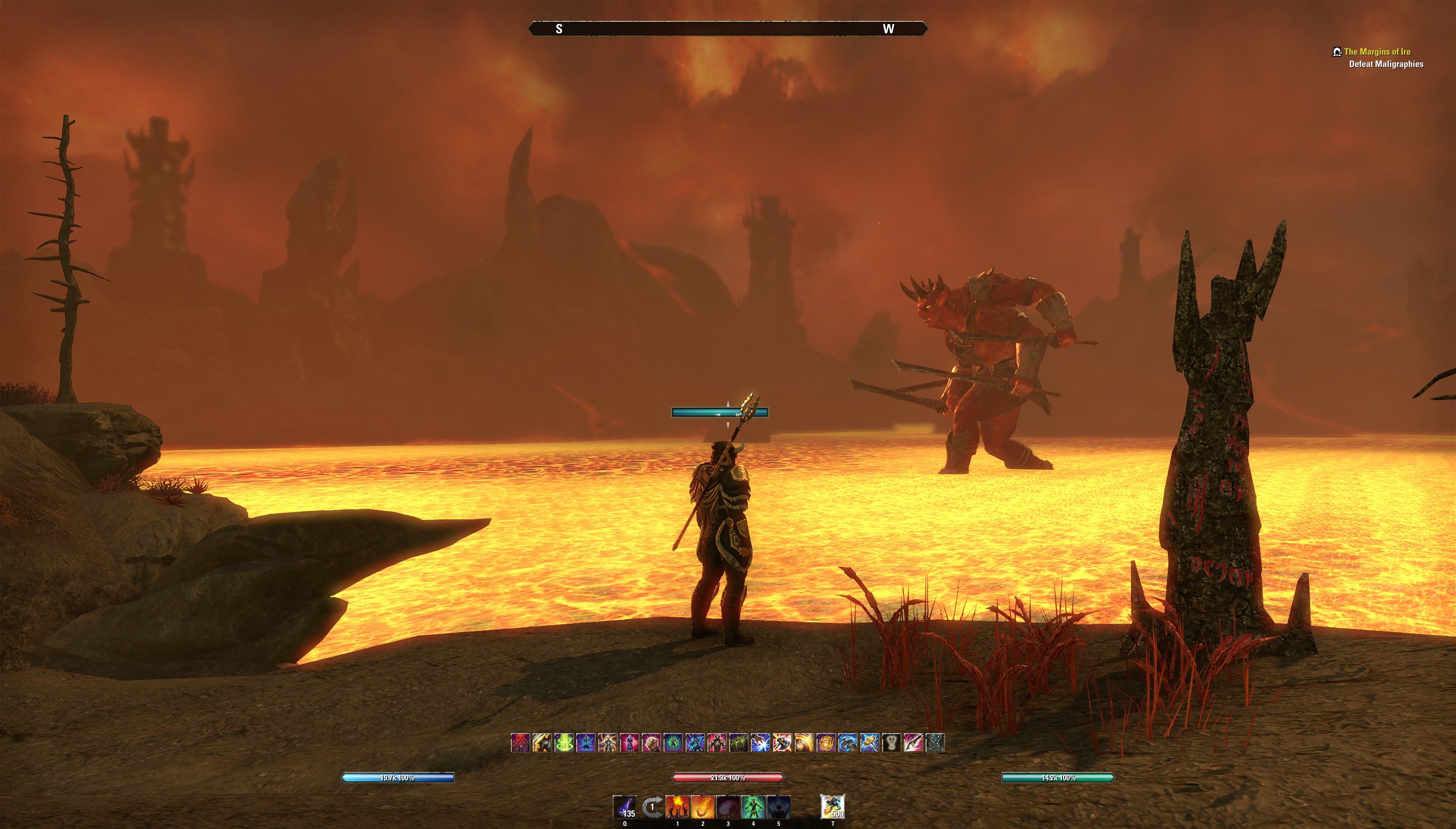 A Beautiful Ocean View To Die For, an Ocean on fire in Elder Scr