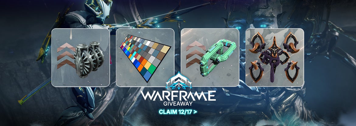 Warframe Giveaway. Enter 12/17