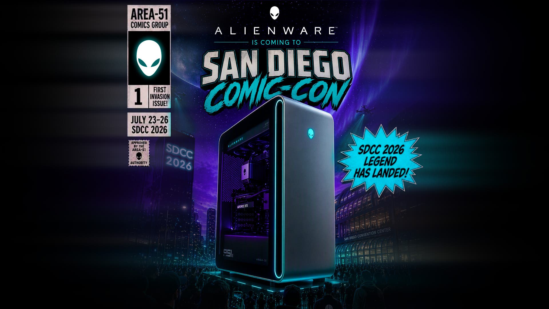 Alienware Returns to San Diego Comic-Con