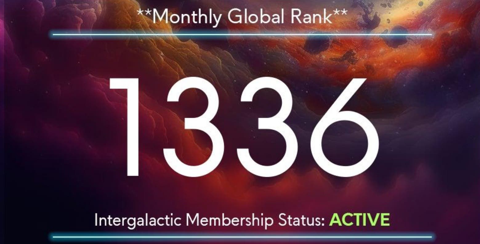 1336 Monthly Global Rank