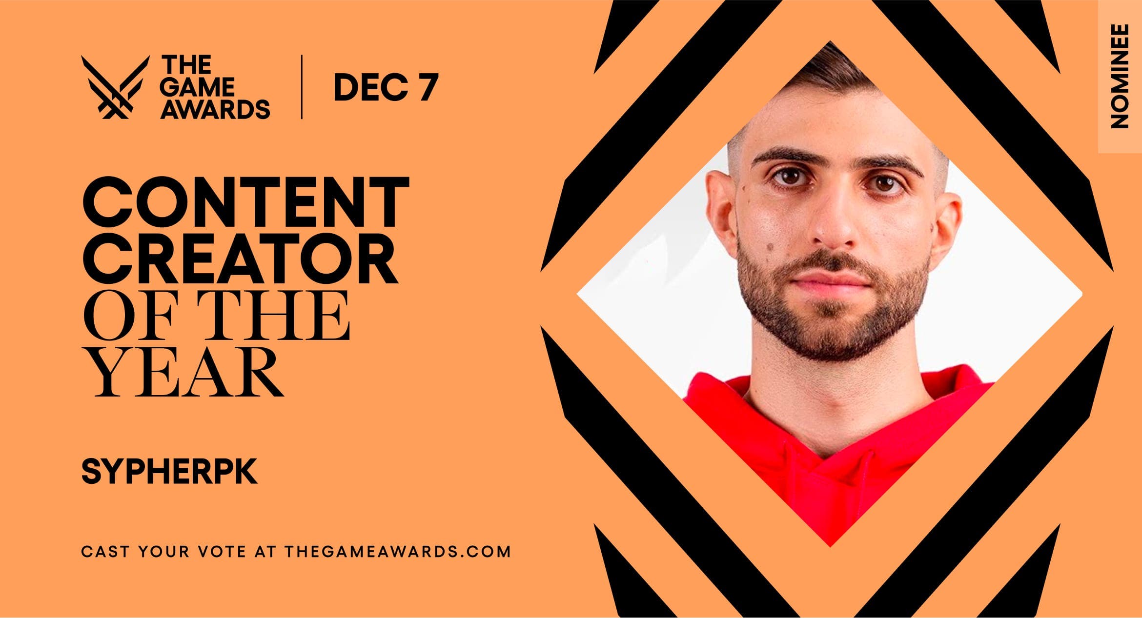 HIVE Member, SypherPK Nominated for Content Creator of the Year!