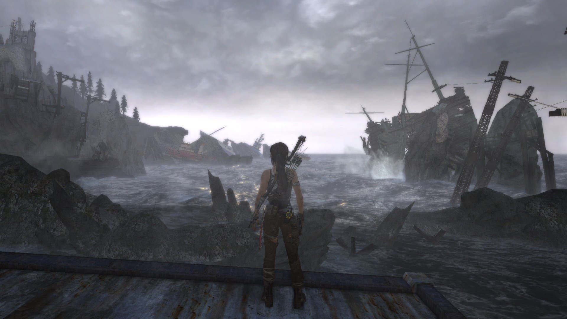 Tomb Raider 2013v Screenshot of the beach