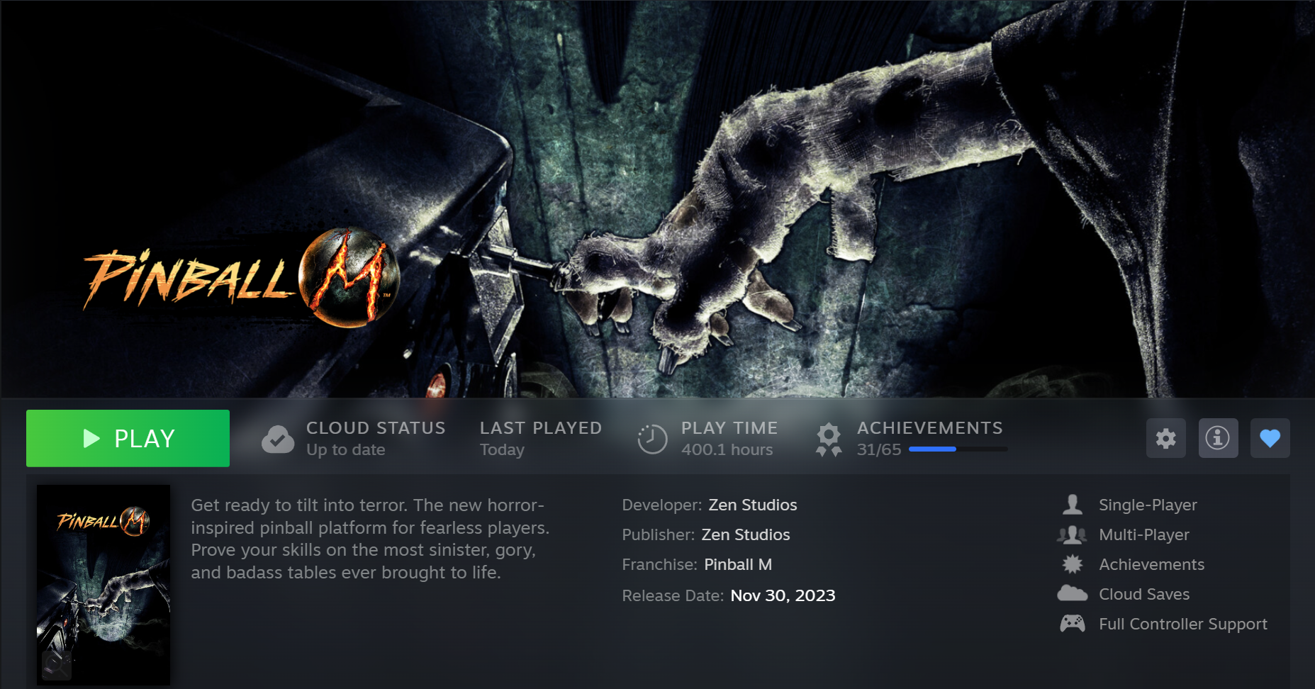 Zen Studios Pinball M
