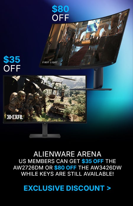 Alienware Monitor 10% Discount Code Key Giveaway