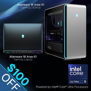 $100 Off Intel Powered Area 51 Systems