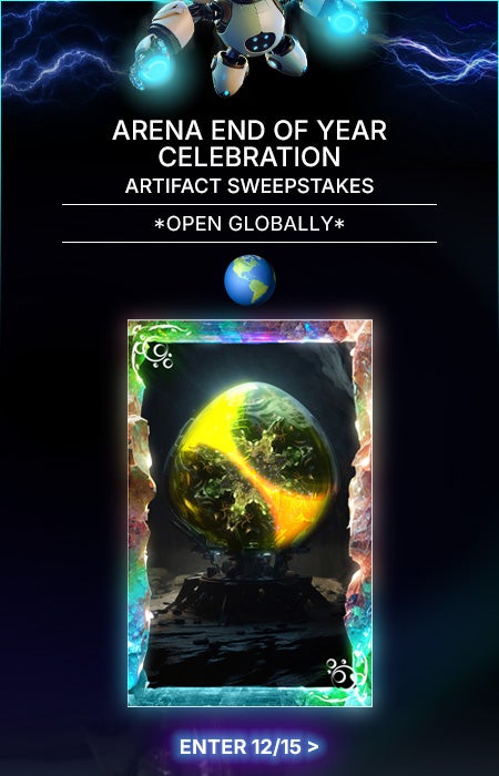 Alienware Arena of of Year Artifact Sweepstakes. Enter 12/15