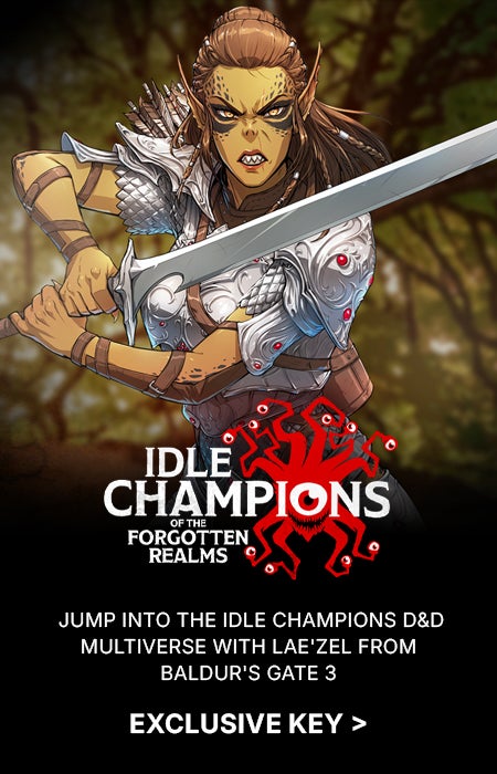 Idle Champions Lae'zel Key Giveaway