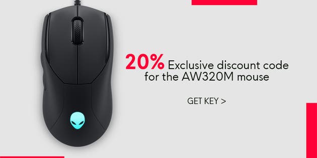 Exclusive 20% Discount Code for Alienware AW320M Mouse | Alienware Arena