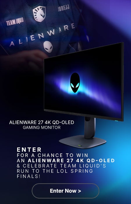 Team Liquid LoL Spring Finals Alienware 27 4K QD-OLED Monitor Sweepstakes