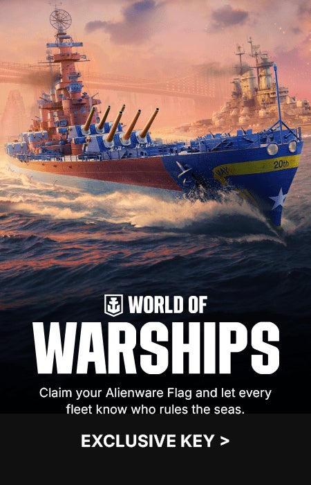 World of Warships Alienware Flag Pack Key Giveaway
