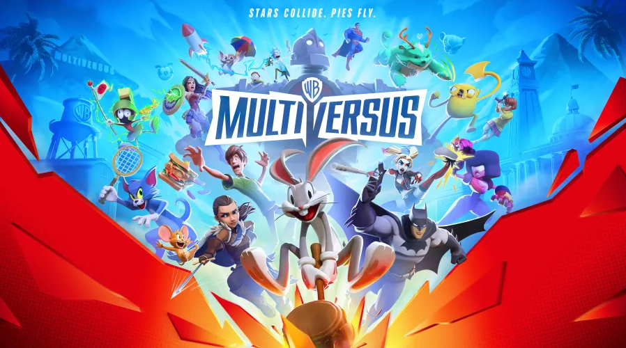 Multiversus launch image feature multiple characters in the game.