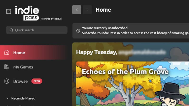 Indie Pass - Indie Video Game Subscription | Free 7-Day Trial Giveaway