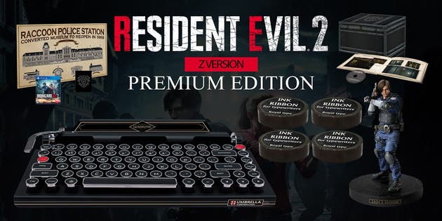 Resident Evil 2: annunciata la Premium Edition con una macchina da scrivere  Bluetooth!