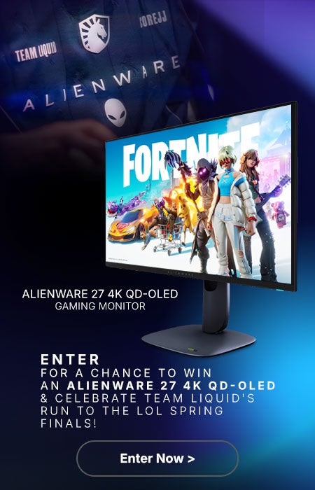 Doublelift's Retirement Home Tournament Alienware AW2726DM Gaming Monitor Sweepstakes