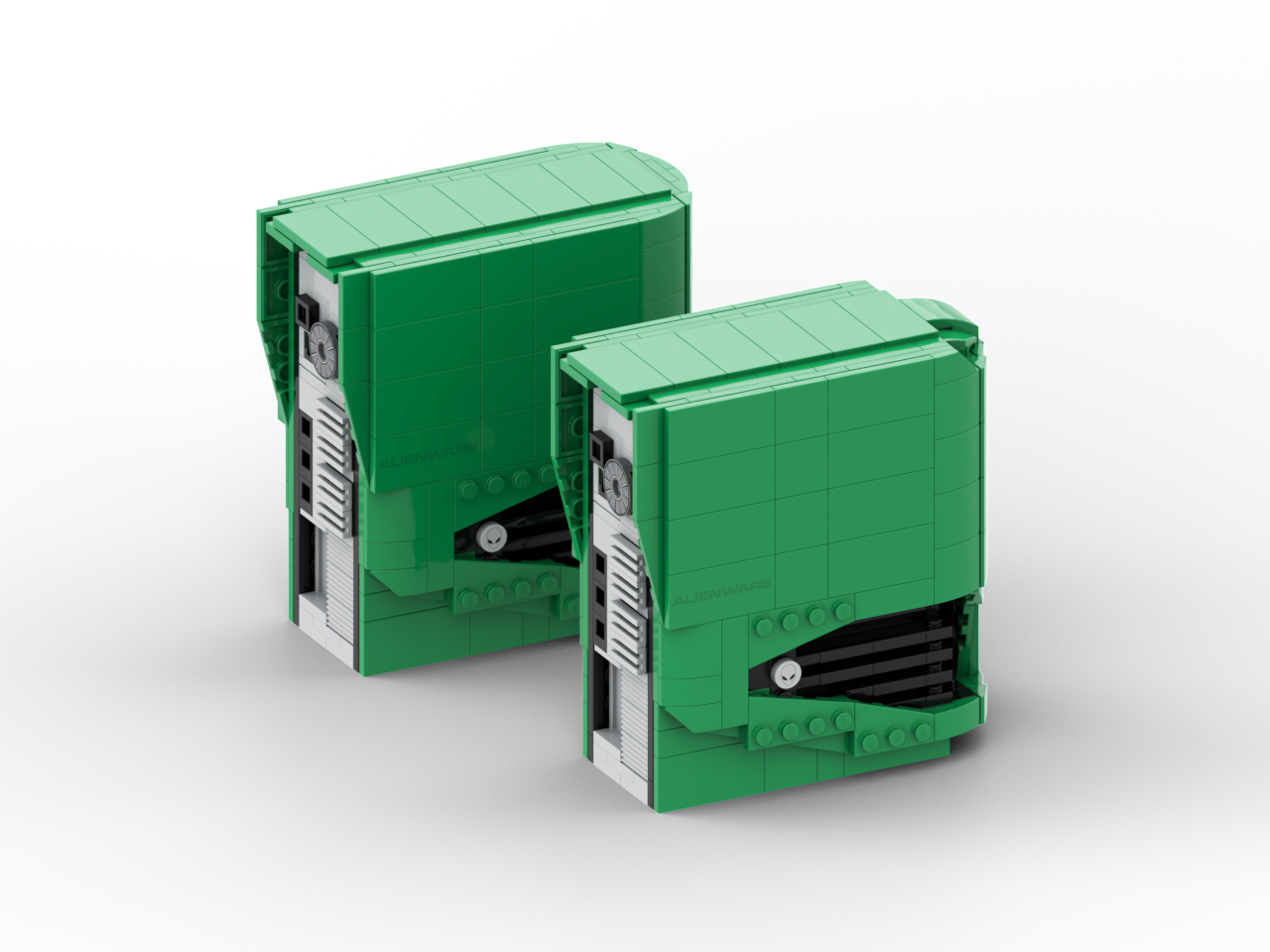The Alienware Area-51 Brick Kit (Predator Green)