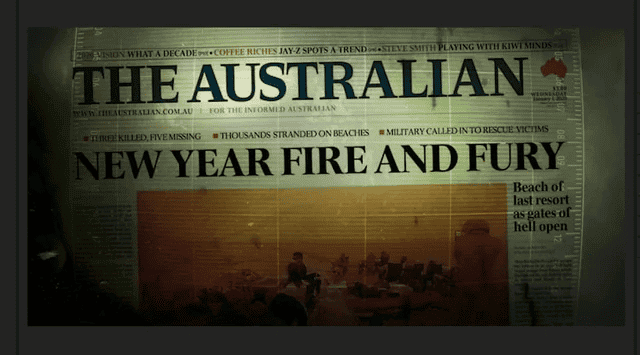 Fallout 3 menu style but with 2020 Newspapers by @ DerexXD