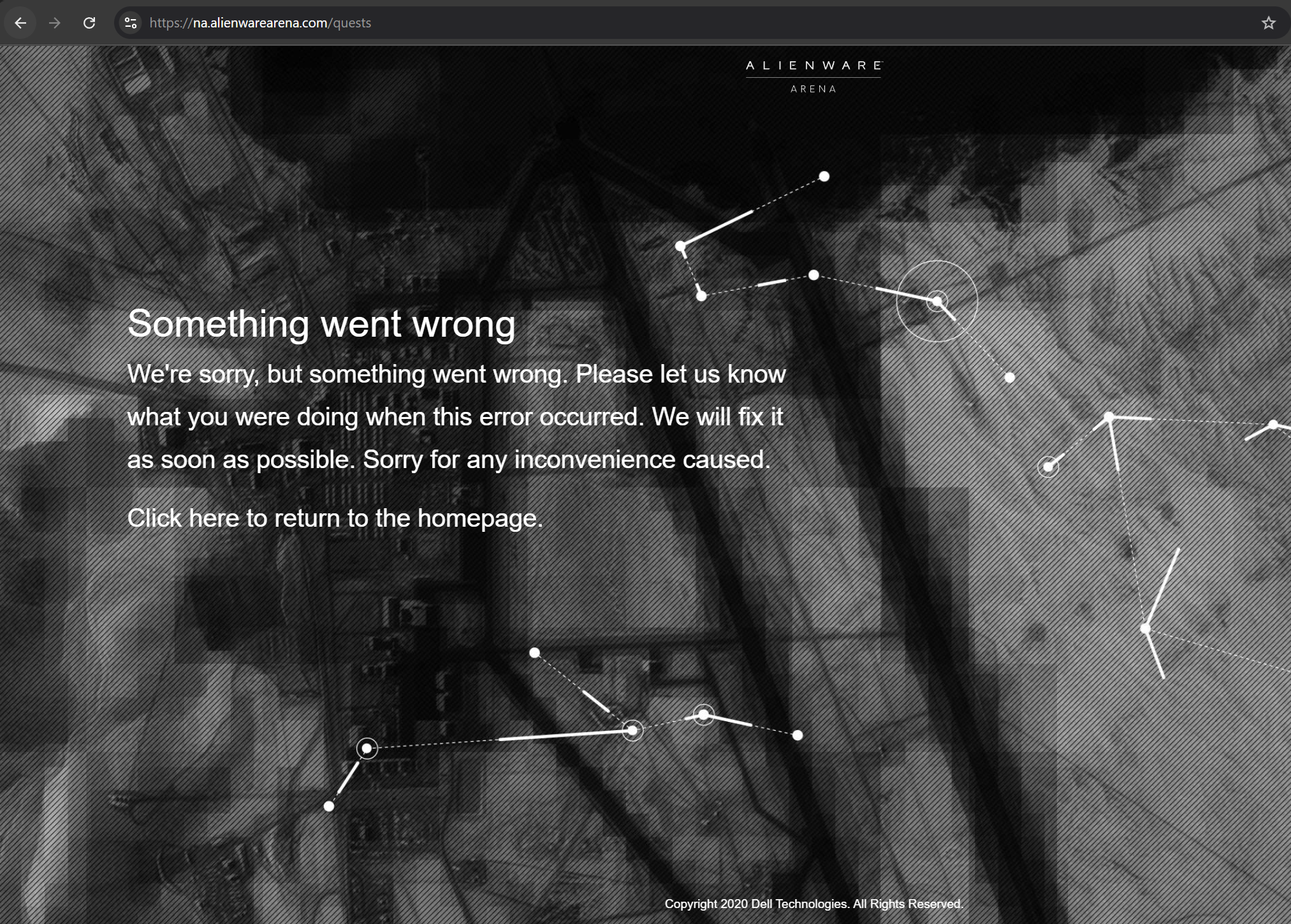 Alienware Arena 500 page. Something went wrong We're sorry, but