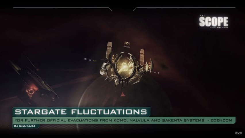 Eve Online Stargate Hazard Warnings Teasing Major Update